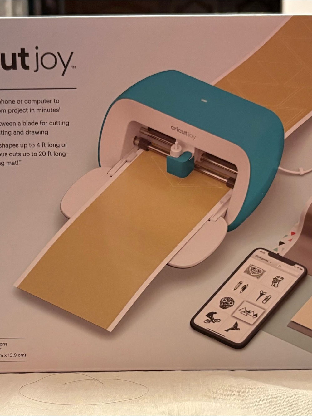 Cricut Joy Small Cutting Machine - Teal and White